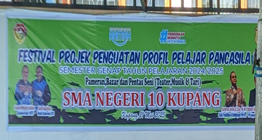 Festival Proyek Penguatan Profil Pelajar Pancasila (P5) SMAN 10 Kupang